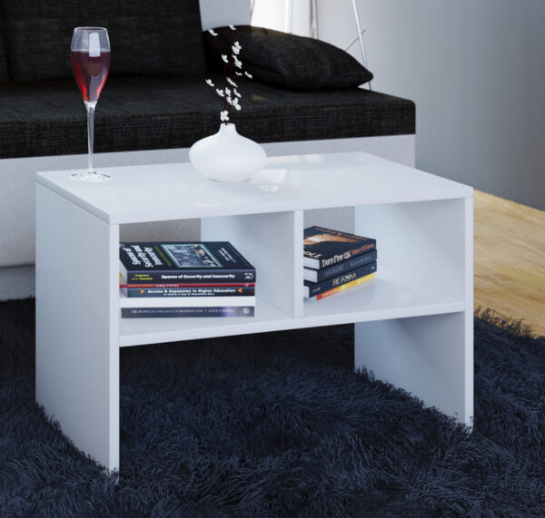   Multifunktionaler Laptoptisch Beistelltisch Couchtisch Nachto weiß