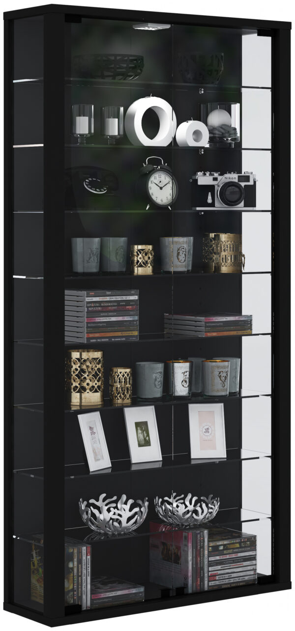   Vitrinenwandvitrine Vitrosa Maxi schwarz
