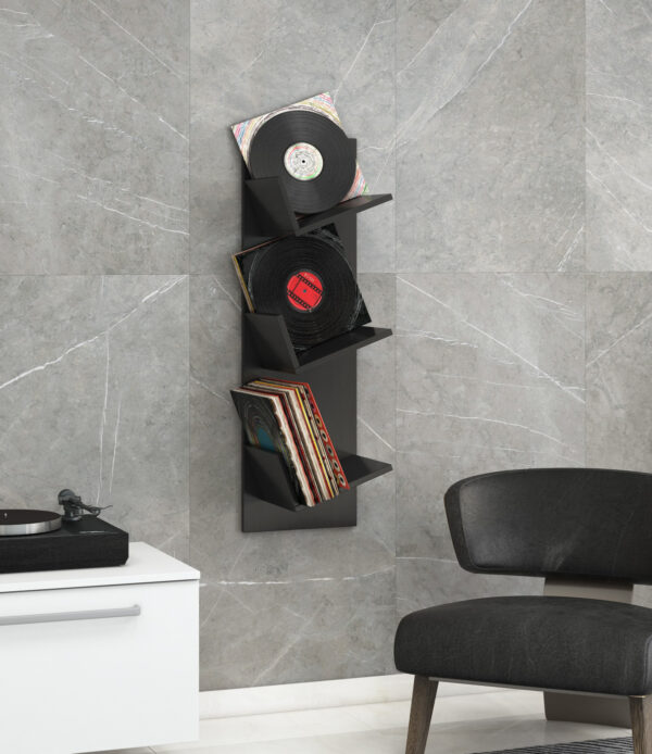   LP Vinyl Design Wandhalter Sulda schwarz
