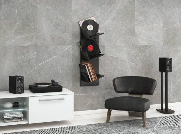   LP Vinyl Design Wandhalter Sulda schwarz