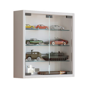 Vitrinenwandvitrine Mandosa S weiß