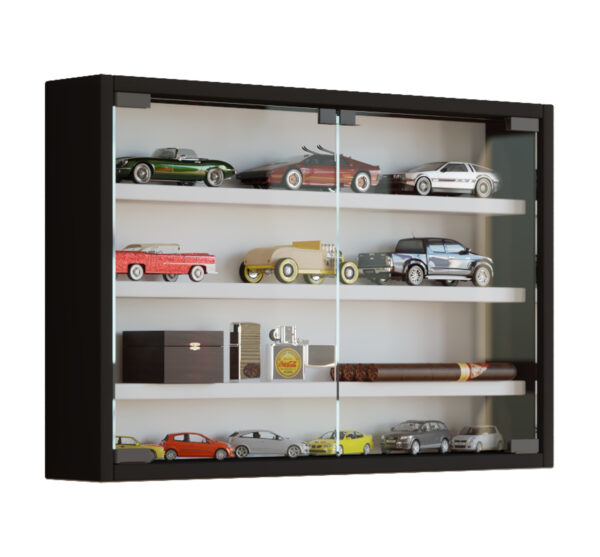   Vitrinenwandvitrine Osado M schwarz