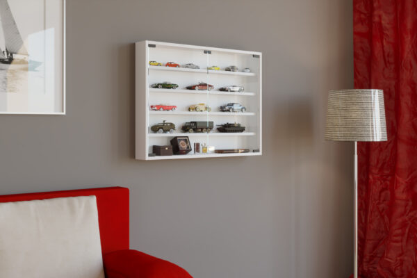  Vitrinenwandvitrine Osado L weiß