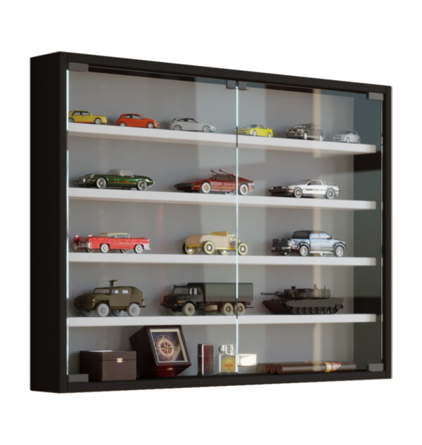   Vitrinenwandvitrine Osado L schwarz