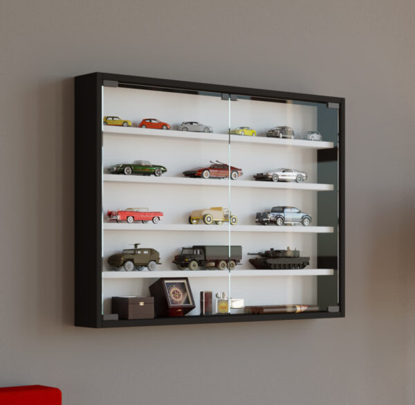   Vitrinenwandvitrine Osado L schwarz