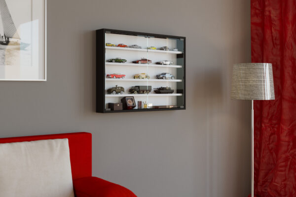   Vitrinenwandvitrine Osado L schwarz