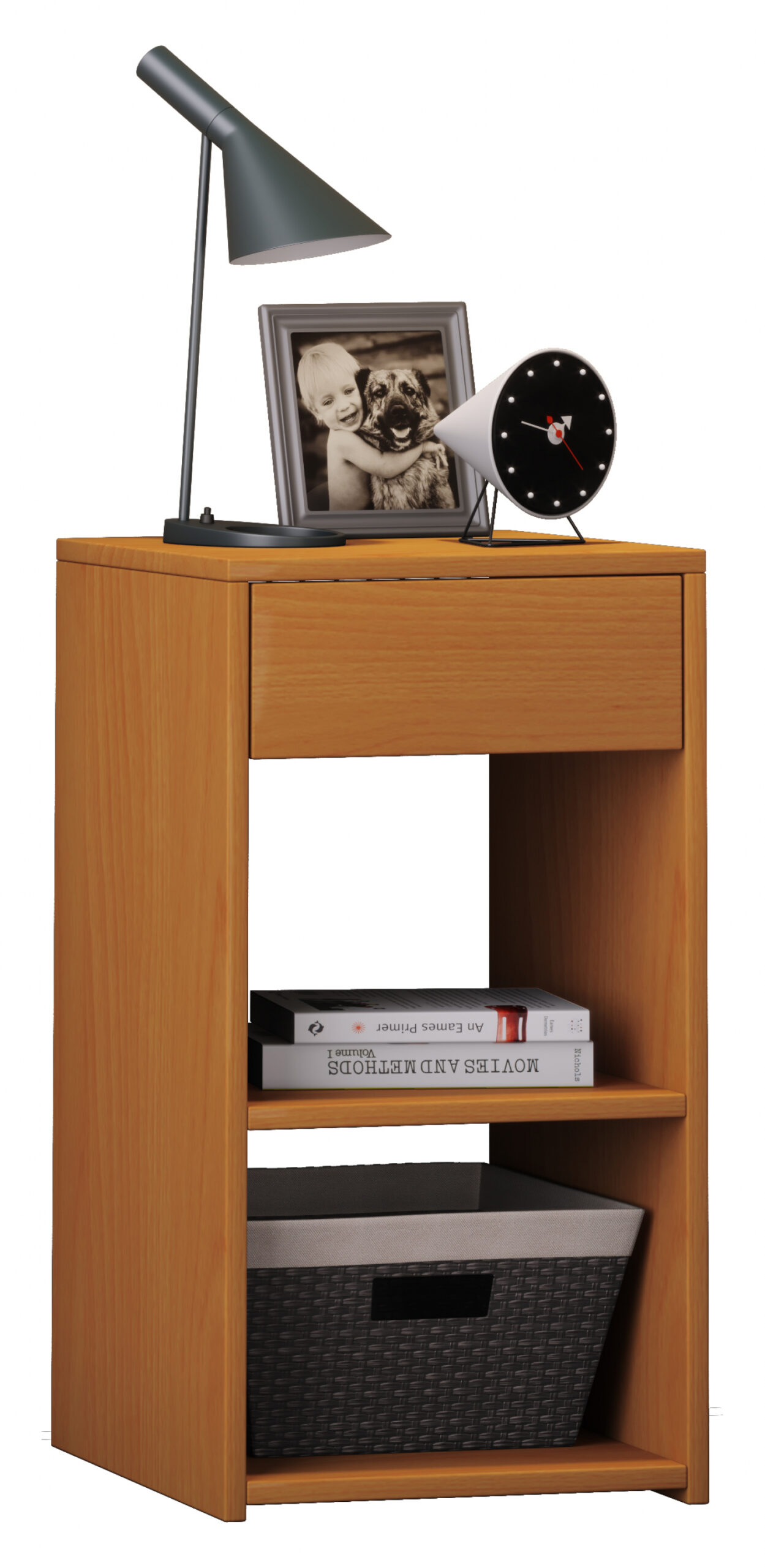 Nachttisch flur schrank sledo maxi braun buche farbe