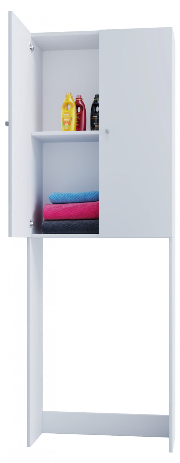 Waschmaschinenschrank Umbauschrank Vandol weiß 178 cm hoch - VDD World DE