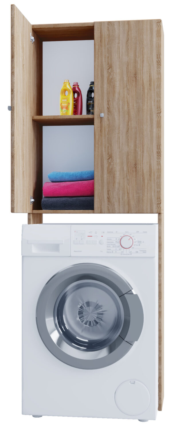 Waschmaschinenschrank Umbauschrank Vandol Sonoma Eiche Farbe 178 cm hoch - VDD World DE