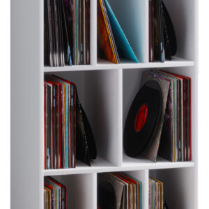 LP Schaltino Vinylschrank 8 Fächer weiß