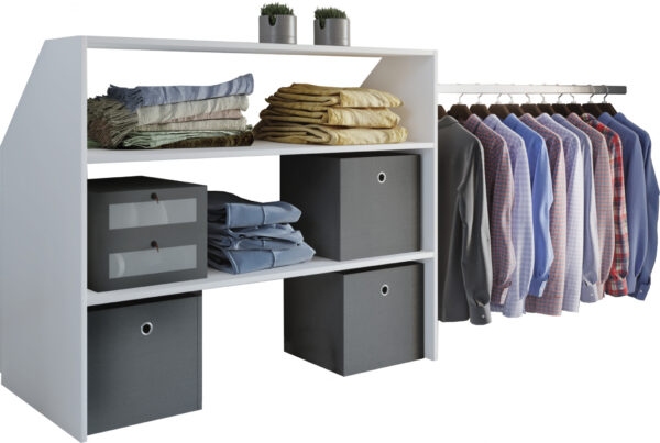   Kleiderschrank Dachschräge – Kleiderständer Dachschräge – platzsparend