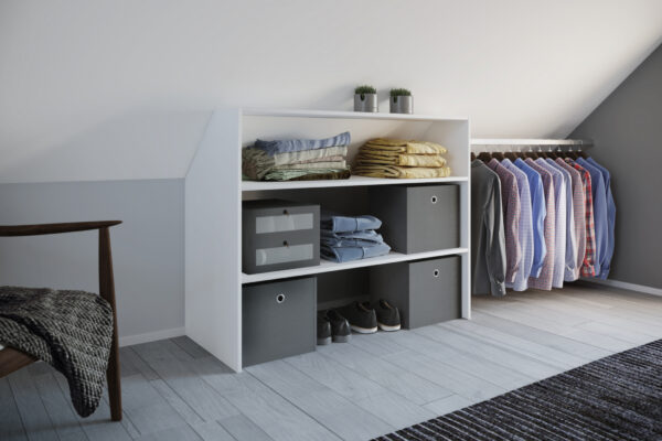  Kleiderschrank Dachschräge – Kleiderständer Dachschräge – platzsparend