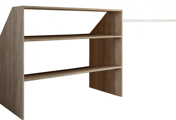   Kleiderschrank (Kinderzimmer) Vandol Lonal Mini 110 cm hoch 3 Ablagefächer weiß