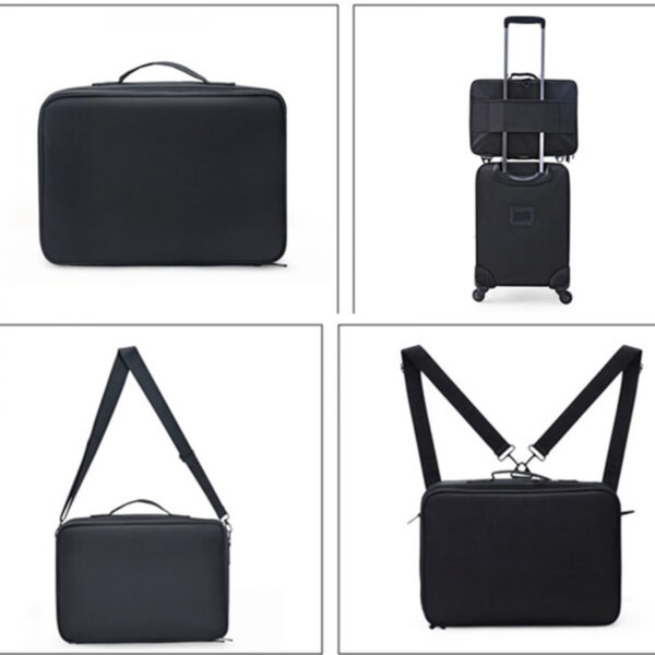   Make-up Kosmetiktasche Organizer Luxus-PU-Leder-Version mit goldfarbenem Reißverschluss und Versch
