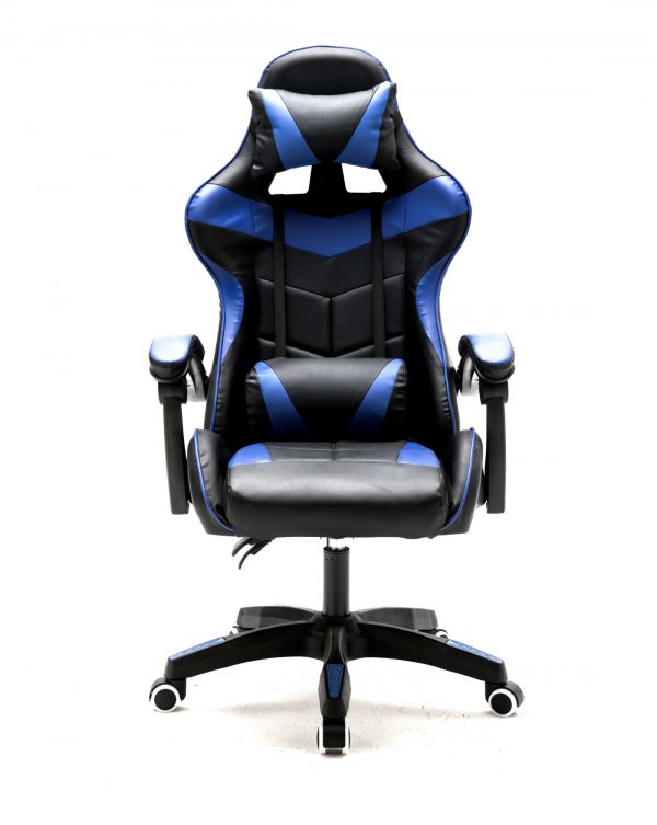 Gaming Stuhl Cyclone Teenager - Bürostuhl - Racing Gaming Stuhl - Blau Schwarz - VDD World DE