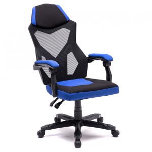 Schreibtischstuhl Fresno - Gaming Stuhl - schwarz blau
