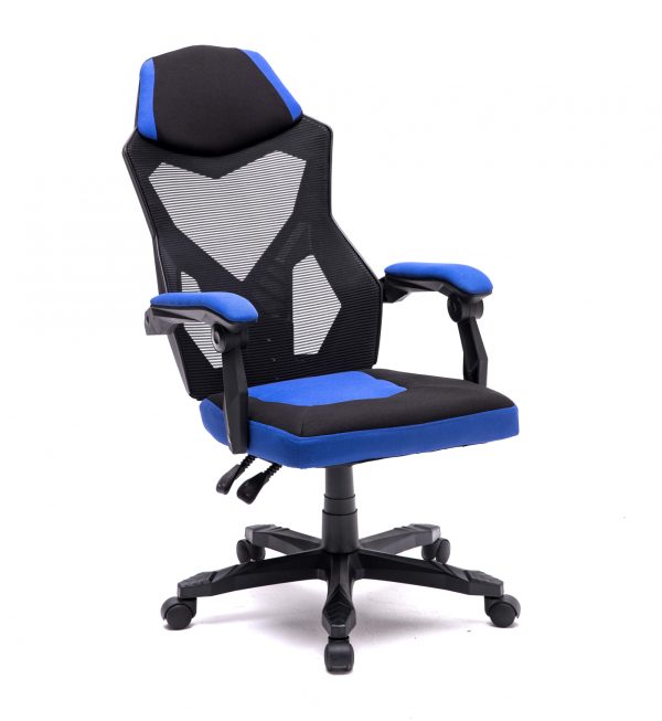 Schreibtischstuhl Fresno - Gaming Stuhl - schwarz blau - VDD World DE