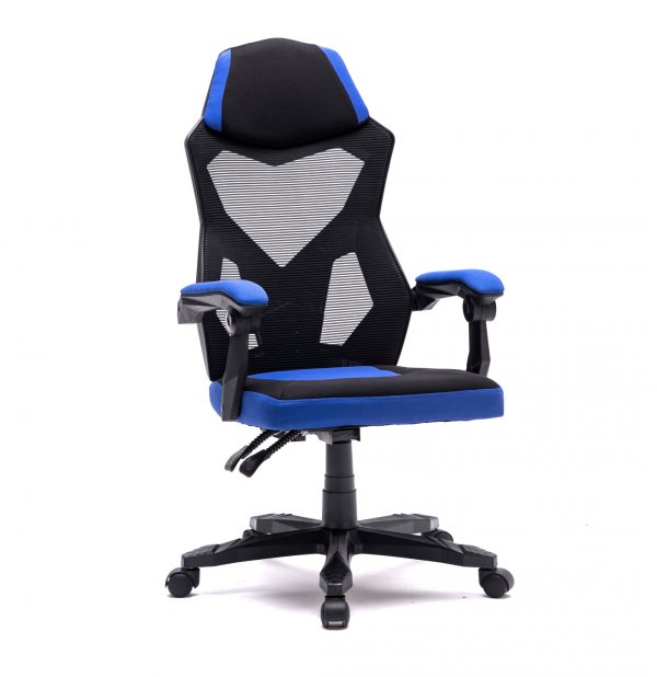 Schreibtischstuhl Fresno - Gaming Stuhl - schwarz blau - VDD World DE