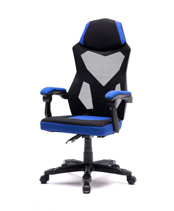 Schreibtischstuhl Fresno - Gaming Stuhl - schwarz blau - VDD World DE