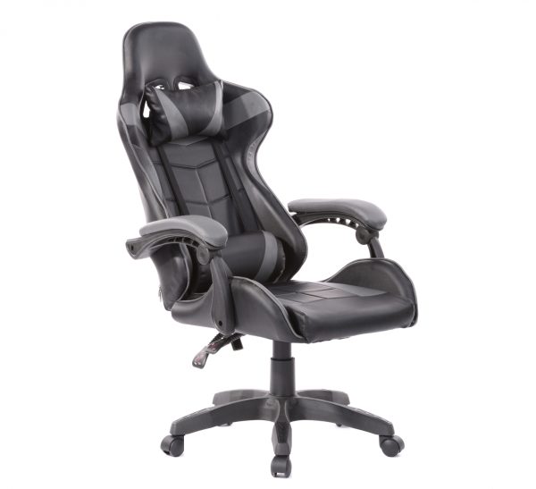 Gaming Stuhl Cyclone Teenager - Schreibtischstuhl - Racing Gaming Stuhl - schwarz grau - VDD World DE