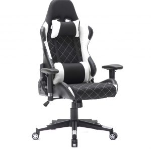 Bürostuhl Racing Gaming Stuhl Style High Design Thomas schwarz blau