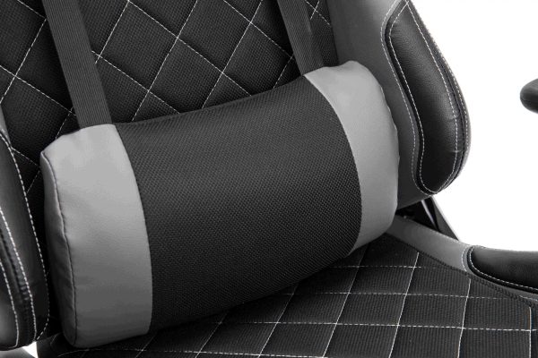 Game chair Classic - Bürostuhl - Stoffpolsterung - schwarz grau - VDD World DE