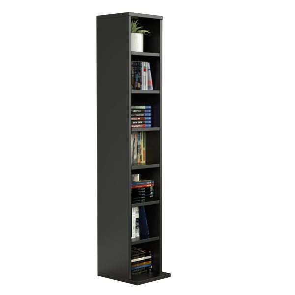 VDD - Hängeschrank - 7 Fachböden - Aufbewahrungsschrank - schwarz - VDD World DE