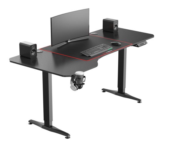 Schreibtisch-Sitzständer elektrisch höhenverstellbar - Spieltisch - 160 x 75 cm - VDD World DE