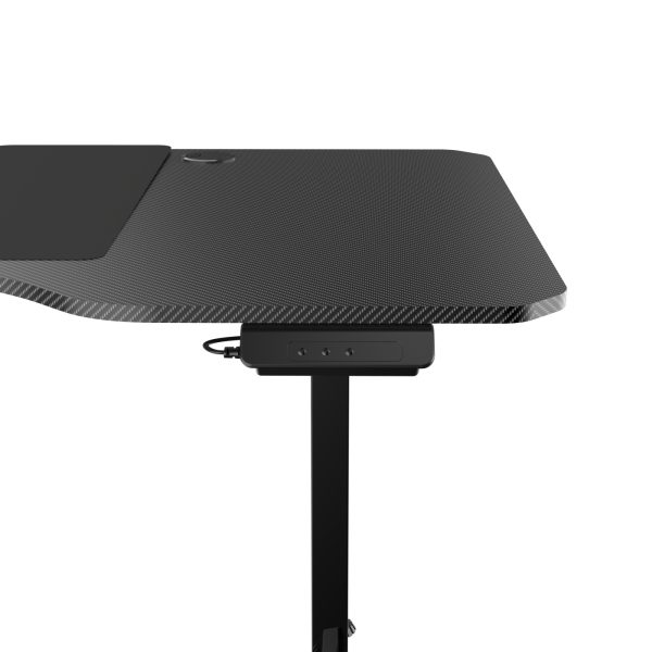 VDD Gaming - Gaming Schreibtisch - Sitzständer elektrisch höhenverstellbar - 160 x 75 cm - VDD World DE