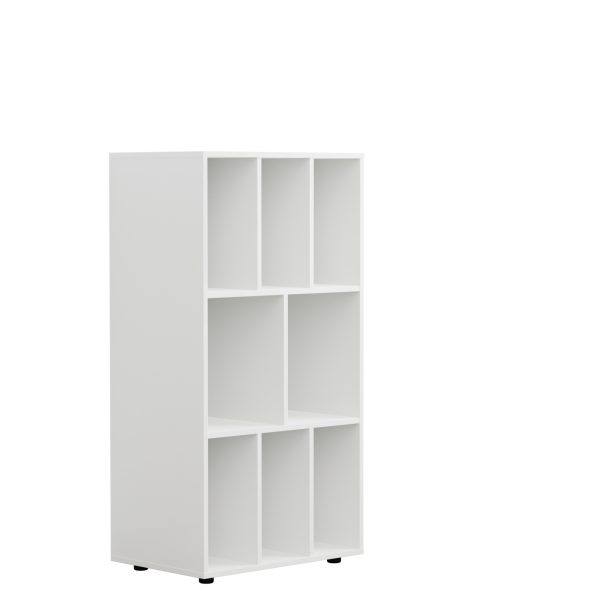 LP-Schallplattenschrank - Plattenschrank - Aufbewahrungsregal - Plattenregal - Bücherregal – Weiß - VDD World DE