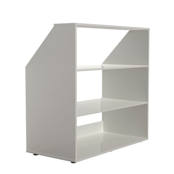   VDD – Schräger Wandschrank – Schräger Wandschrank weiß – Kleiderschrank – Kleiderschrank weiß