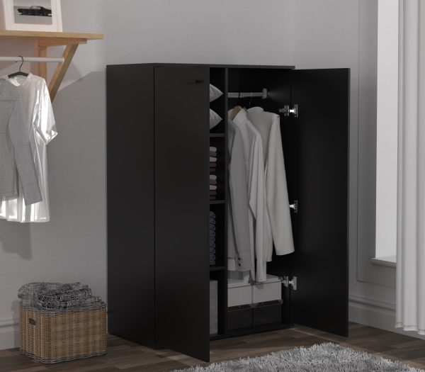   VDD – Kleiderschrank – Kleiderschrank schwarz – Kleiderschrank – Kleiderschränke Schlafzimmer