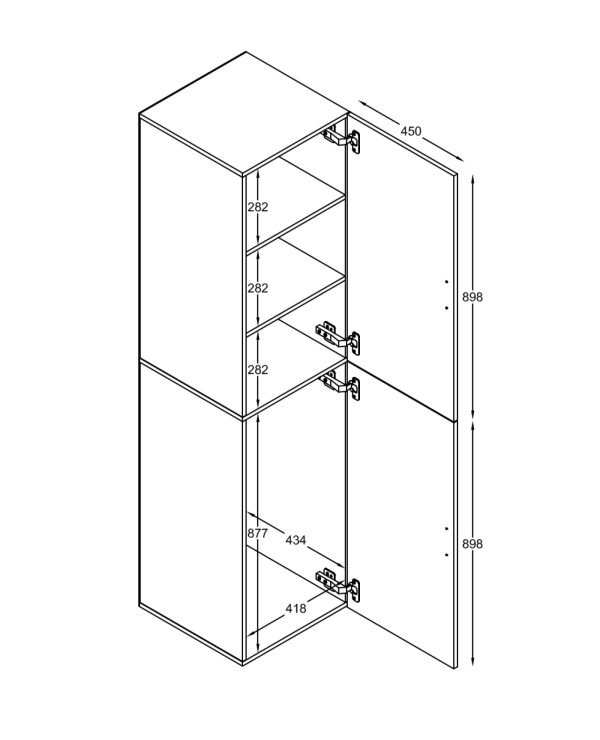   VDD – Kleiderschrank – Kleiderschrank weiß – Kleiderschrank – Kleiderschränke Schlafzimmer – Weiß