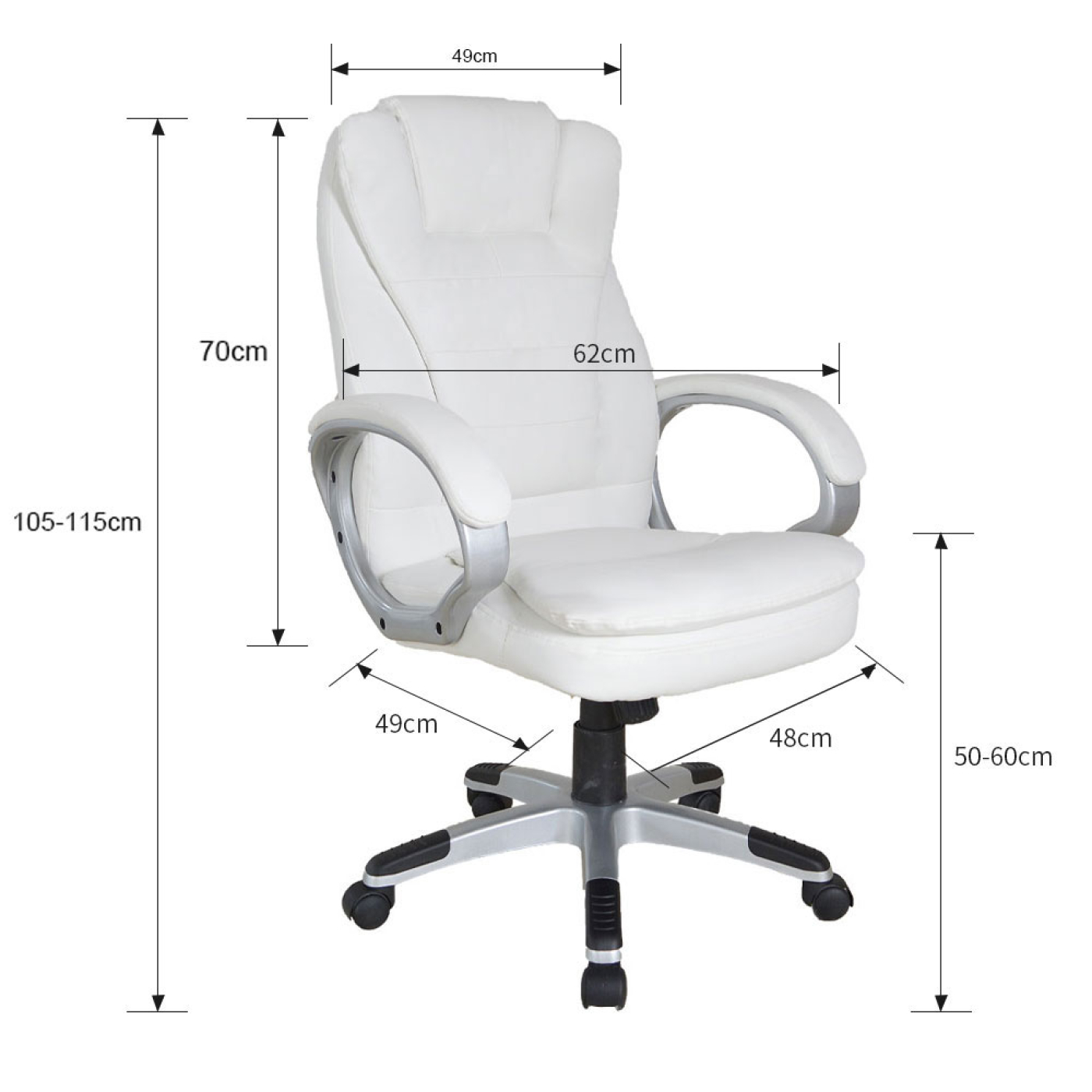 Bürostuhl Chefsessel Luxusdesign Ergonomische extra dicke Füllung - VDD World DE Bürostuhl Chefsessel Luxusdesign Ergonomische extra dicke Füllung - VDD World DE