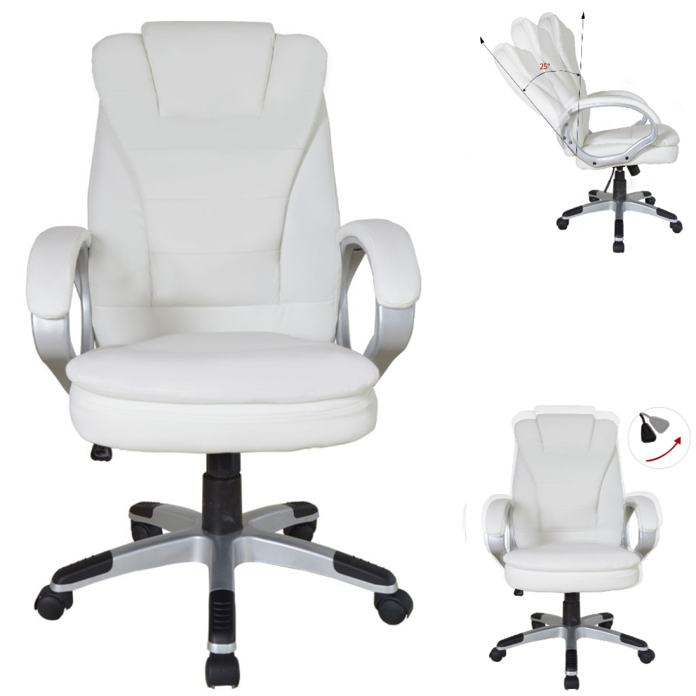 Bürostuhl Chefsessel Luxusdesign Ergonomische extra dicke Füllung - VDD World DE Bürostuhl Chefsessel Luxusdesign Ergonomische extra dicke Füllung - VDD World DE