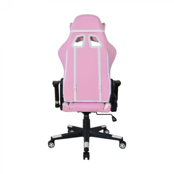   Bürostuhl Gaming Stuhl Thomas – Racing Gaming Style Stuhl – pink weiß
