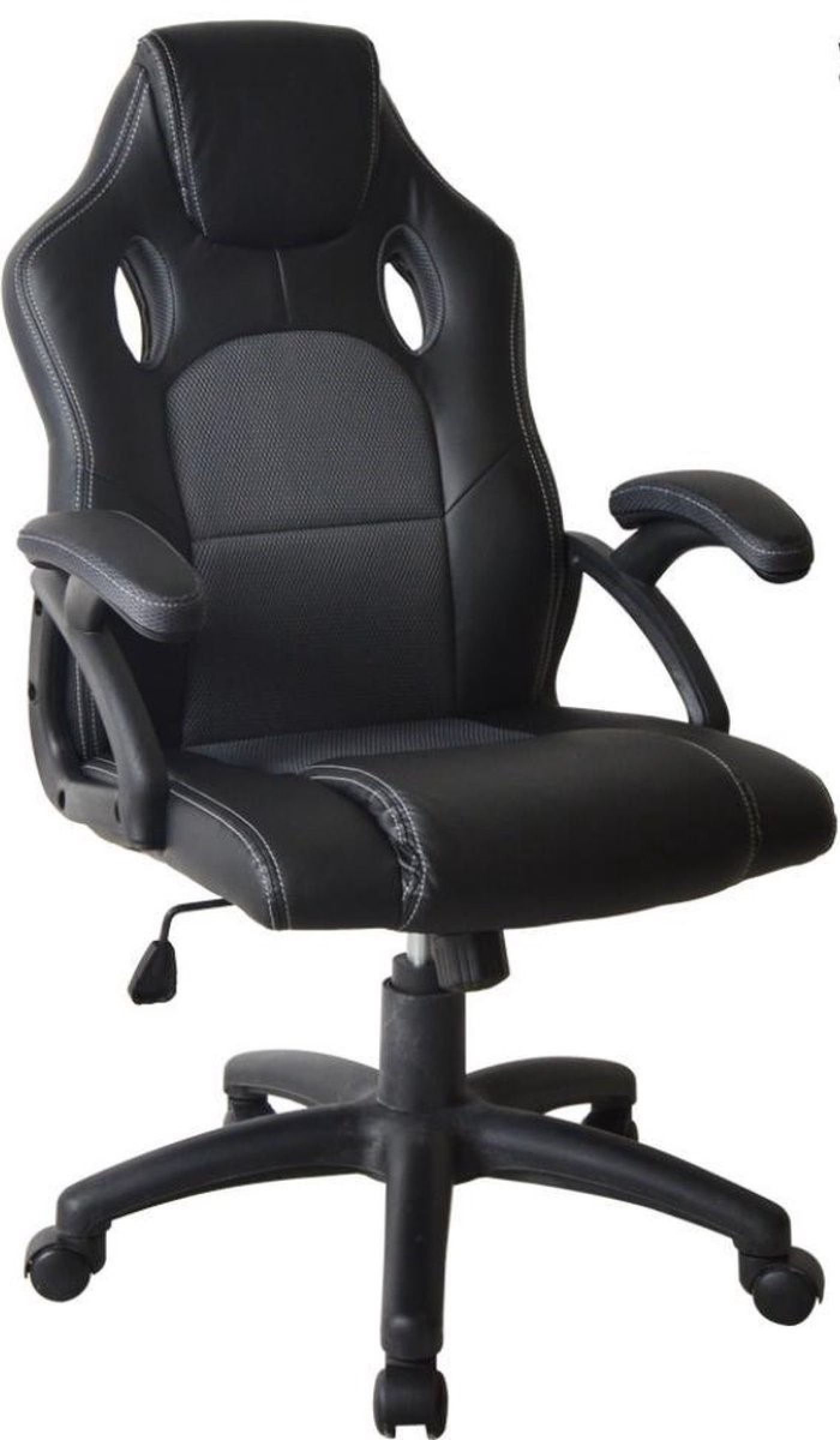 Gaming Stuhl Wouter Junior Schreibtischstuhl - Racing Gaming Style - höhenverstellbar - schwarz