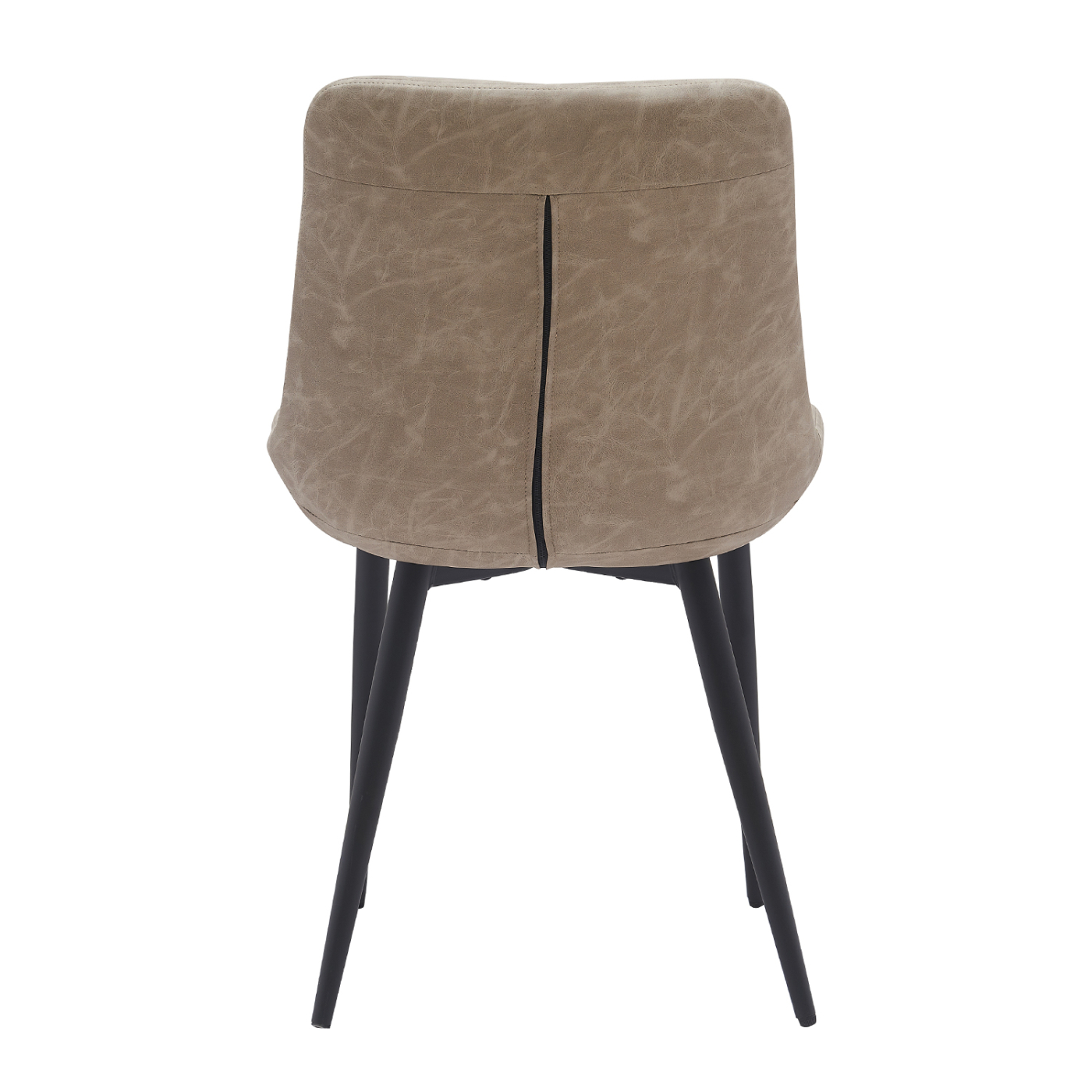 VVD Esszimmerstuhl - beige - schwarz - Metallgestell - industriell - 2er-Set - VDD World DE VVD Esszimmerstuhl - beige - schwarz - Metallgestell - industriell - 2er-Set - VDD World DE