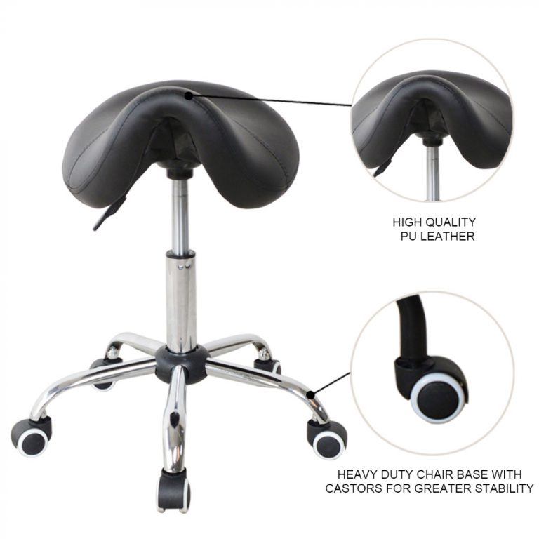 Sattelhocker ergonomisch - Arbeitshocker - Friseurhocker - Hocker - höhenverstellbar - alternatives Bild