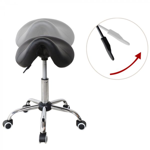   Sattelhocker ergonomisch – Arbeitshocker – Friseurhocker – Hocker – höhenverstellbar