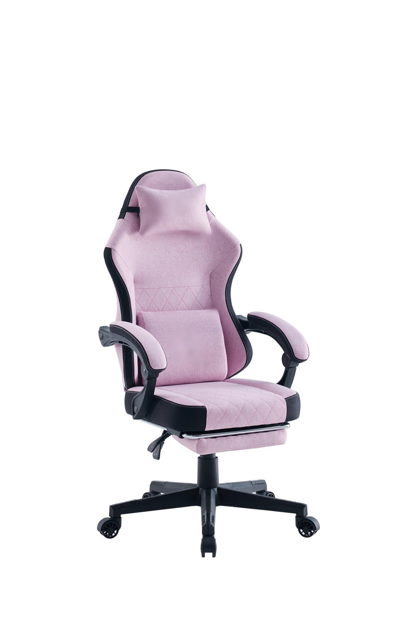 VDD - Spielstuhl mit Fußstütze - gepolsterte Armlehnen - höhenverstellbar - rosa - alternatives Bild