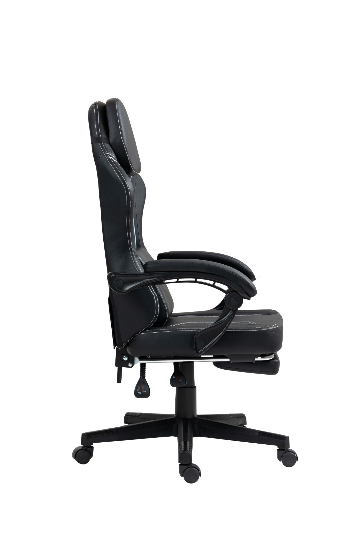 VDD - Schwarzer Gaming-Stuhl - Fußstütze - ergonomisch - höhenverstellbar - VDD World DE VDD - Schwarzer Gaming-Stuhl - Fußstütze - ergonomisch - höhenverstellbar - VDD World DE