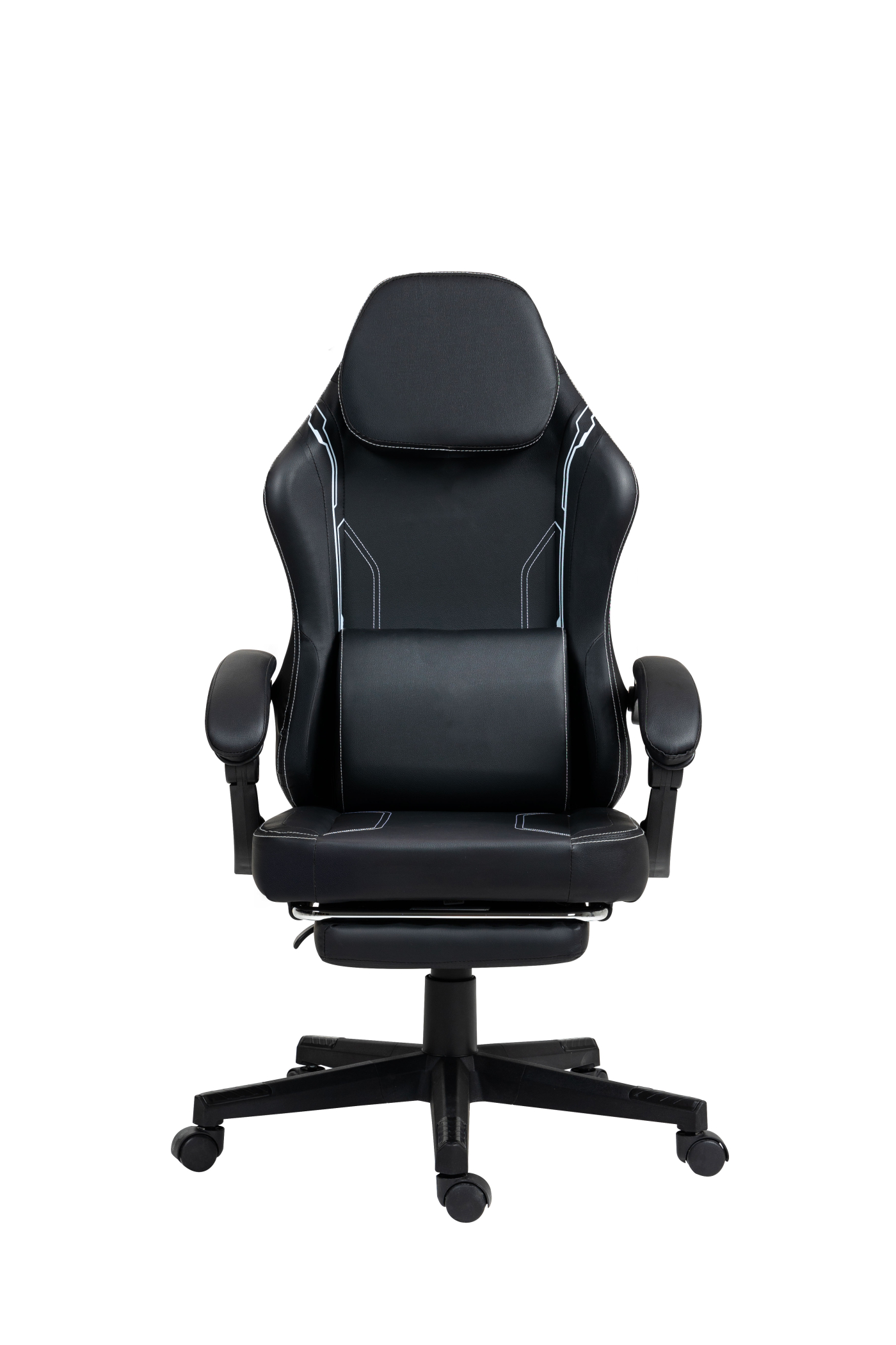 VDD - Schwarzer Gaming-Stuhl - Fußstütze - ergonomisch - höhenverstellbar - VDD World DE VDD - Schwarzer Gaming-Stuhl - Fußstütze - ergonomisch - höhenverstellbar - VDD World DE