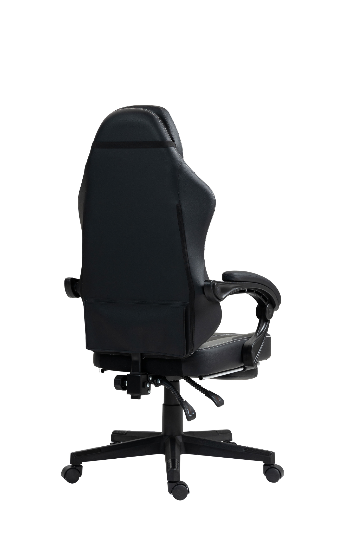 VDD - Schwarz-grauer Gaming-Stuhl - Fußstütze - ergonomisch - höhenverstellbar - VDD World DE VDD - Schwarz-grauer Gaming-Stuhl - Fußstütze - ergonomisch - höhenverstellbar - VDD World DE
