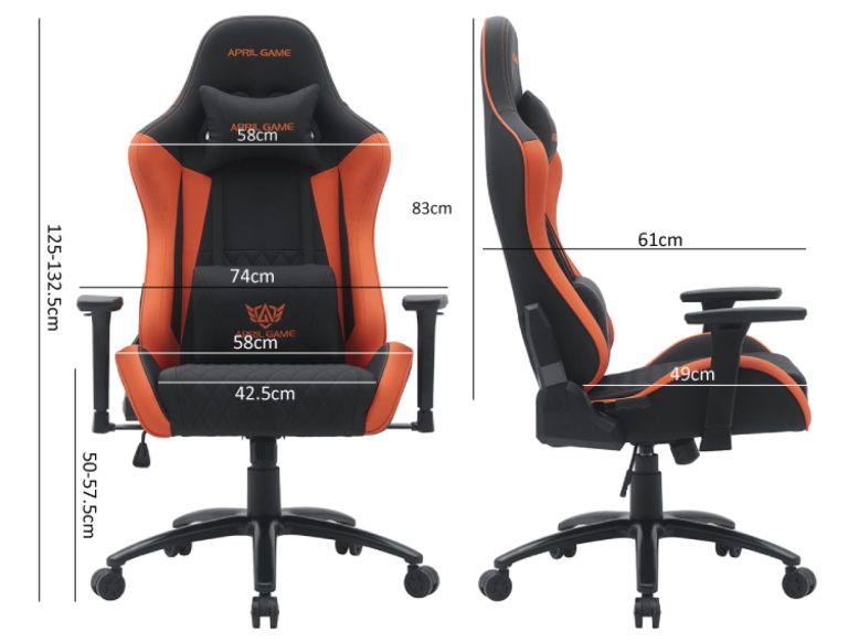 VDD Gaming - Gaming-Stuhl für große Menschen - rot - schwarz - alternatives Bild