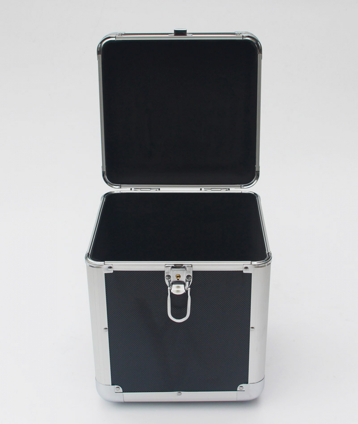 LP Single 7 Zoll Vinyl Case zur Aufbewahrung von 70/100 Singles abschließbares schwarzes Aluminium - VDD World DE LP Single 7 Zoll Vinyl Case zur Aufbewahrung von 70/100 Singles abschließbares schwarzes Aluminium - VDD World DE