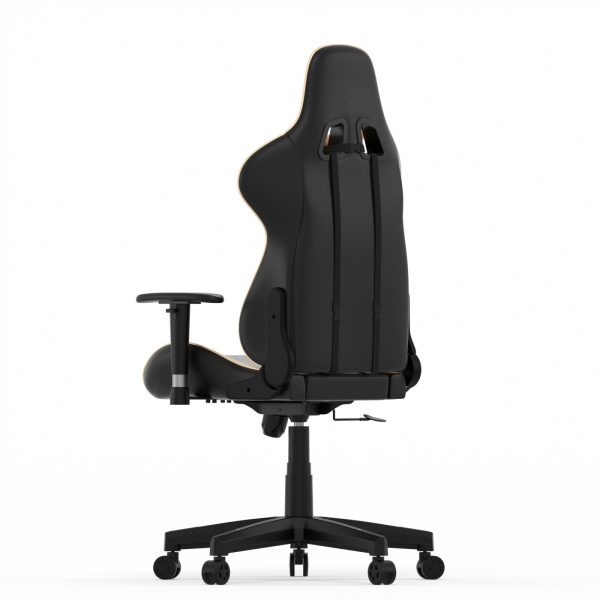   Spielestuhl GoldGamer Deluxe – Schreibtischstuhl – Racing Gaming Stuhl – Schwarzgold