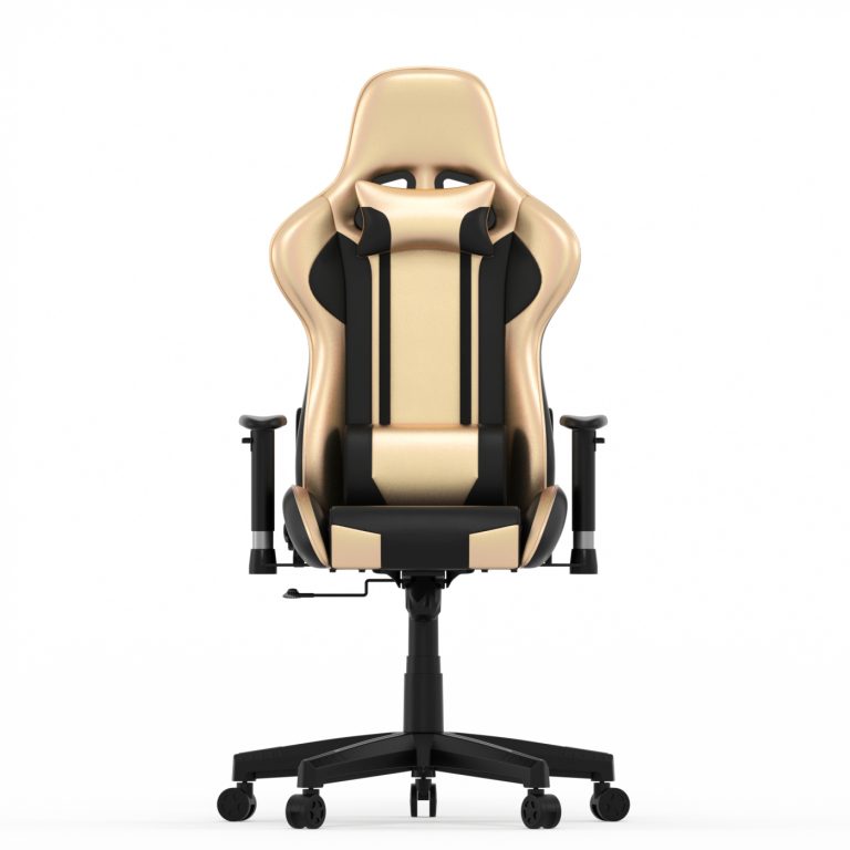 Spielestuhl Goldgamer Deluxe - Schreibtischstuhl - Gaming Stuhl - Schwarzgold