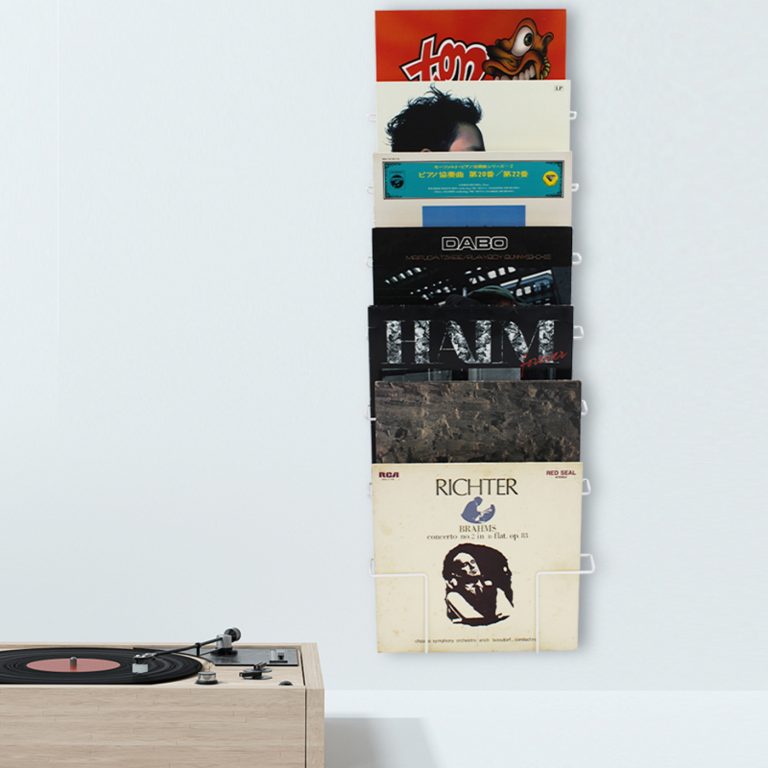 VDD - Lp-Schallplatten-Lagerregal – Wandregal zur Aufbewahrung von Lp-Schallplatten an der Wand - alternatives Bild
