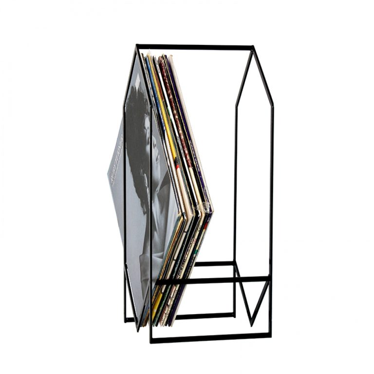 LP-Schallplattenständer - Lagerregal für 30 LP-Schallplatten - alternatives Bild